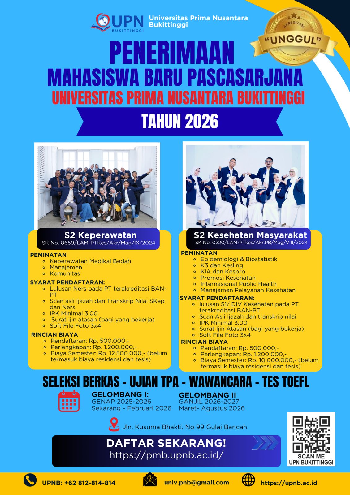Brosur Pasca UPNB 2026